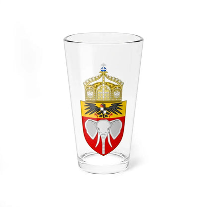 Proposed Coat of Arms Kamerun 1914 - Pint Glass 16oz 16oz - Go Mug Yourself
