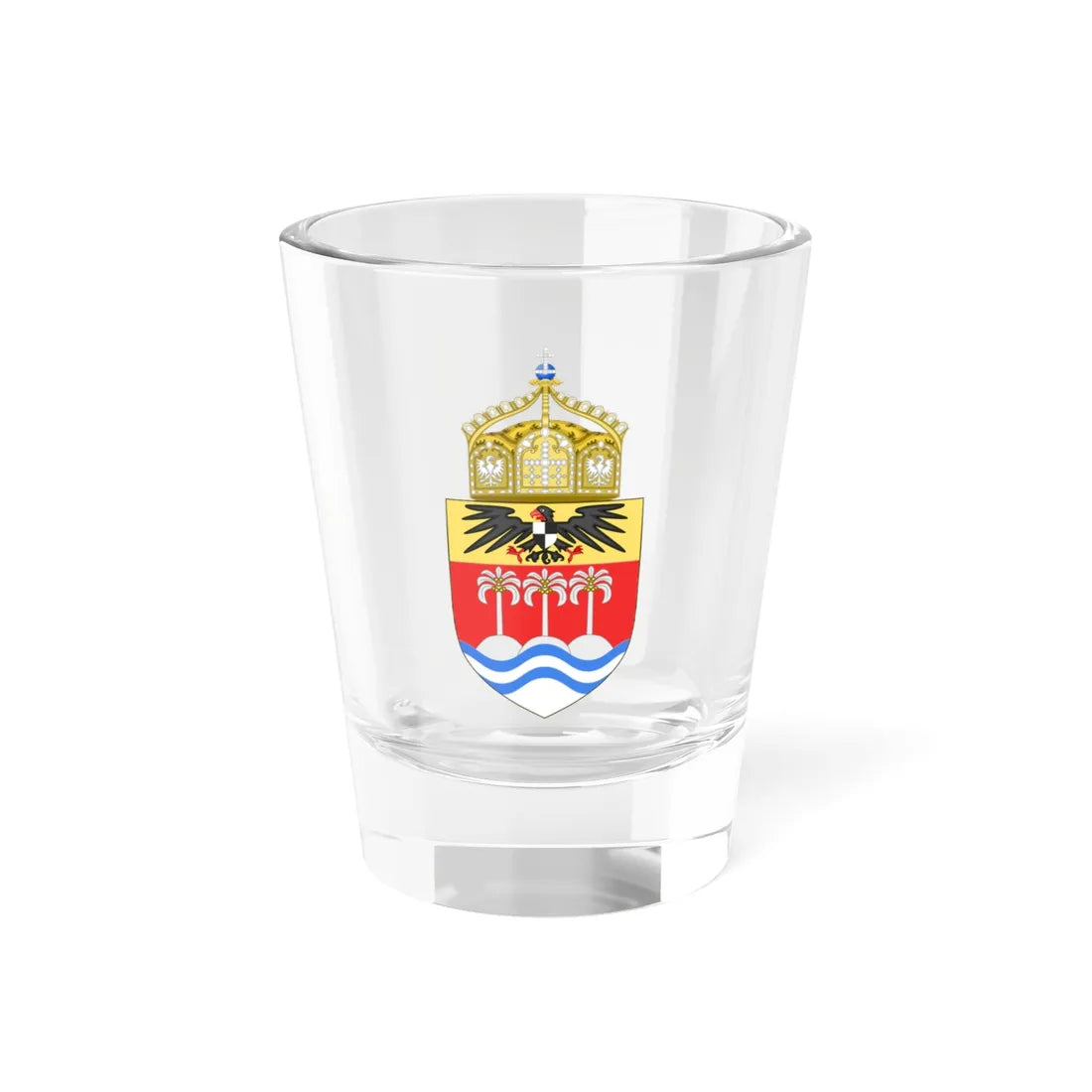 Proposed Coat of Arms Samoa 1914 (Samoa) (Coat of Arms) Shot Glass 1.5oz 1.5oz - Go Mug Yourself
