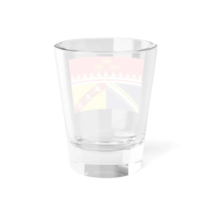 Proposed design for the flag of Grand Est (France) Shot Glass 1.5oz - Go Mug Yourself