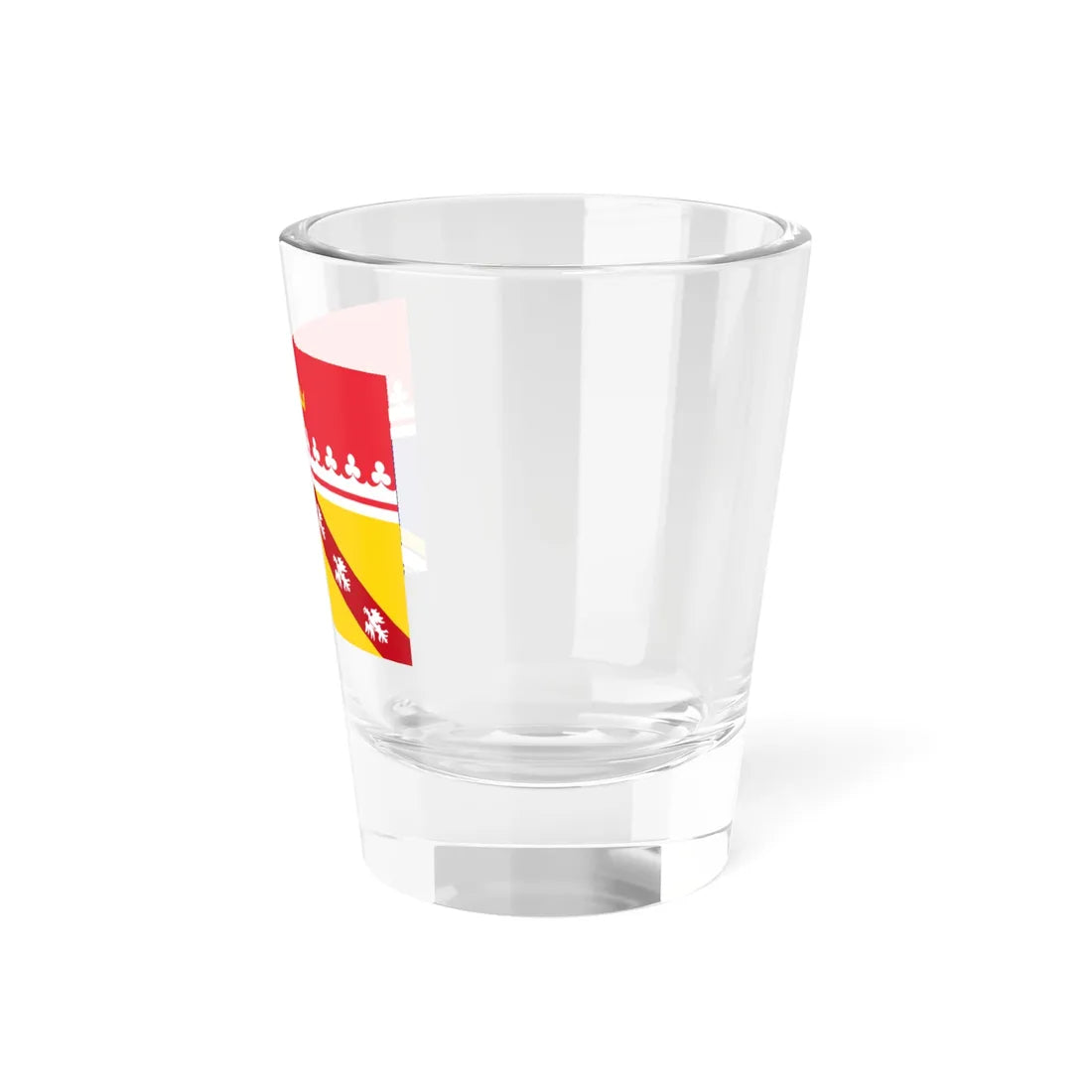 Proposed design for the flag of Grand Est (France) Shot Glass 1.5oz - Go Mug Yourself