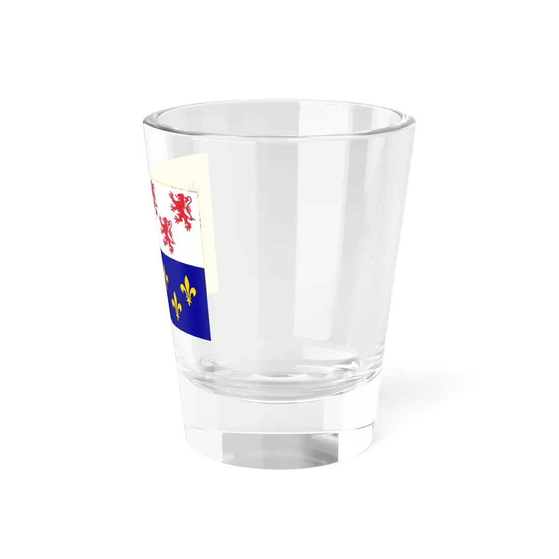 Proposed design for the flag of Hauts-de-France (France) Shot Glass 1.5oz - Go Mug Yourself