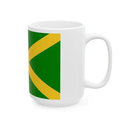 Proposed Ensign of Qing Navy 1863 (China) White Coffee Mug - Go Mug Yourself