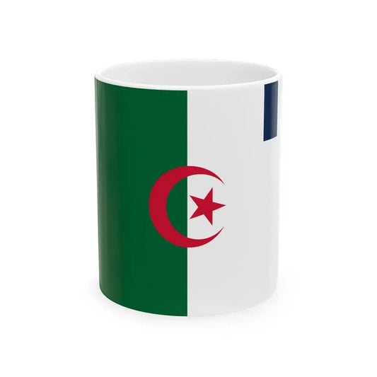 Proposed Flag for a Franco-Algerian Commonwealth 1962 (Algeria) White Coffee Mug 11oz - Go Mug Yourself