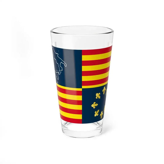 Proposed flag for Southern Italy (Italy) Pint Glass 16oz 16oz - Go Mug Yourself