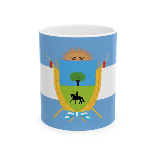 Proposed flag for the La Pampa Province 1993 (Argentina) White Coffee Mug 11oz - Go Mug Yourself