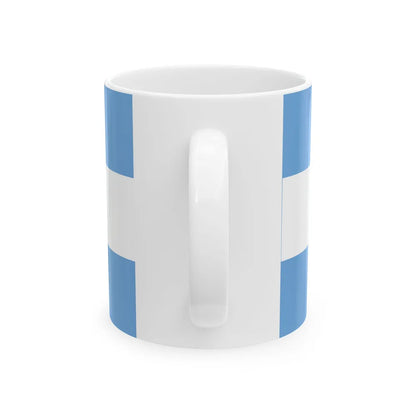 Proposed flag for the La Pampa Province 1993 (Argentina) White Coffee Mug - Go Mug Yourself