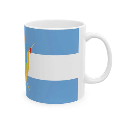 Proposed flag for the La Pampa Province 1993 (Argentina) White Coffee Mug - Go Mug Yourself