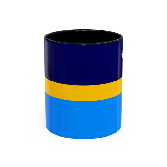 Proposed flag of Antarctica Dave Hamilton - Accent Coffee Mug 11oz Black - Go Mug Yourself