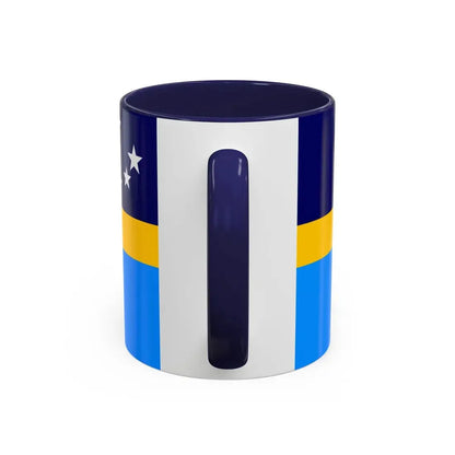 Proposed flag of Antarctica Dave Hamilton - Accent Coffee Mug - Go Mug Yourself