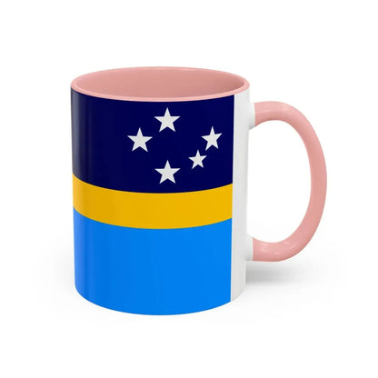 Proposed flag of Antarctica Dave Hamilton - Accent Coffee Mug - Go Mug Yourself