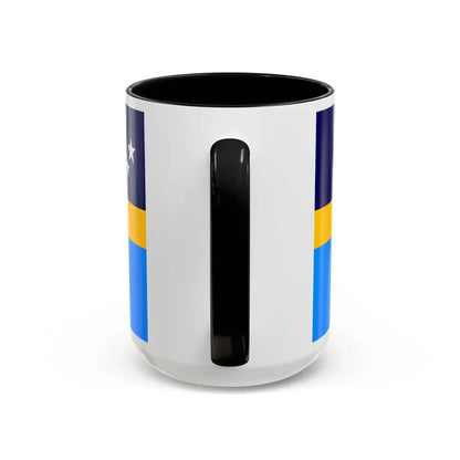 Proposed flag of Antarctica Dave Hamilton - Accent Coffee Mug - Go Mug Yourself