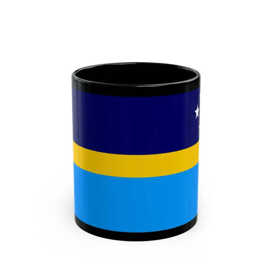 Proposed flag of Antarctica Dave Hamilton - Black Coffee Mug 11oz - Go Mug Yourself
