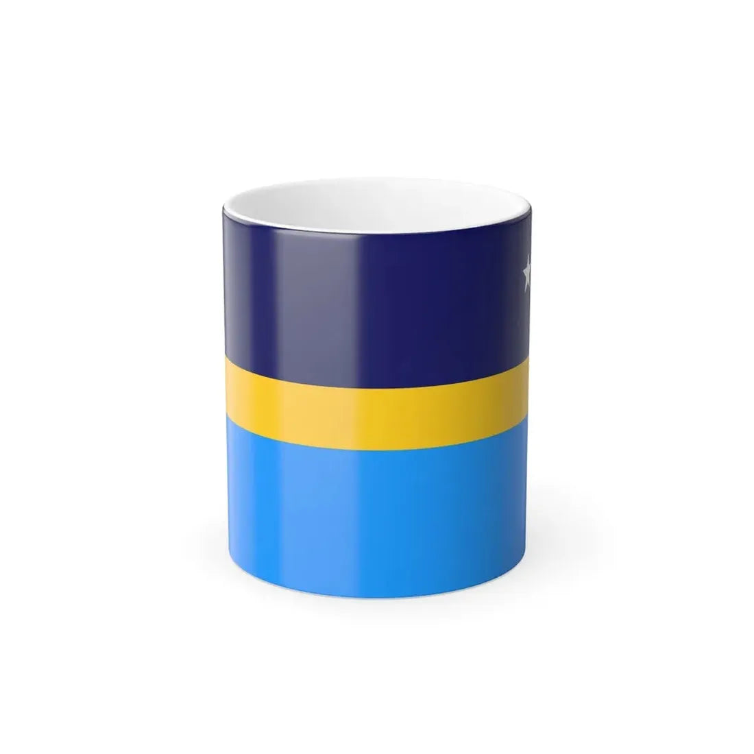 Proposed flag of Antarctica Dave Hamilton - Color Changing Coffee Mug 11oz - Go Mug Yourself
