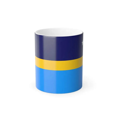 Proposed flag of Antarctica Dave Hamilton - Color Changing Coffee Mug 11oz - Go Mug Yourself