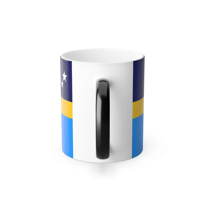 Proposed flag of Antarctica Dave Hamilton - Color Changing Coffee Mug-Go Mug Yourself