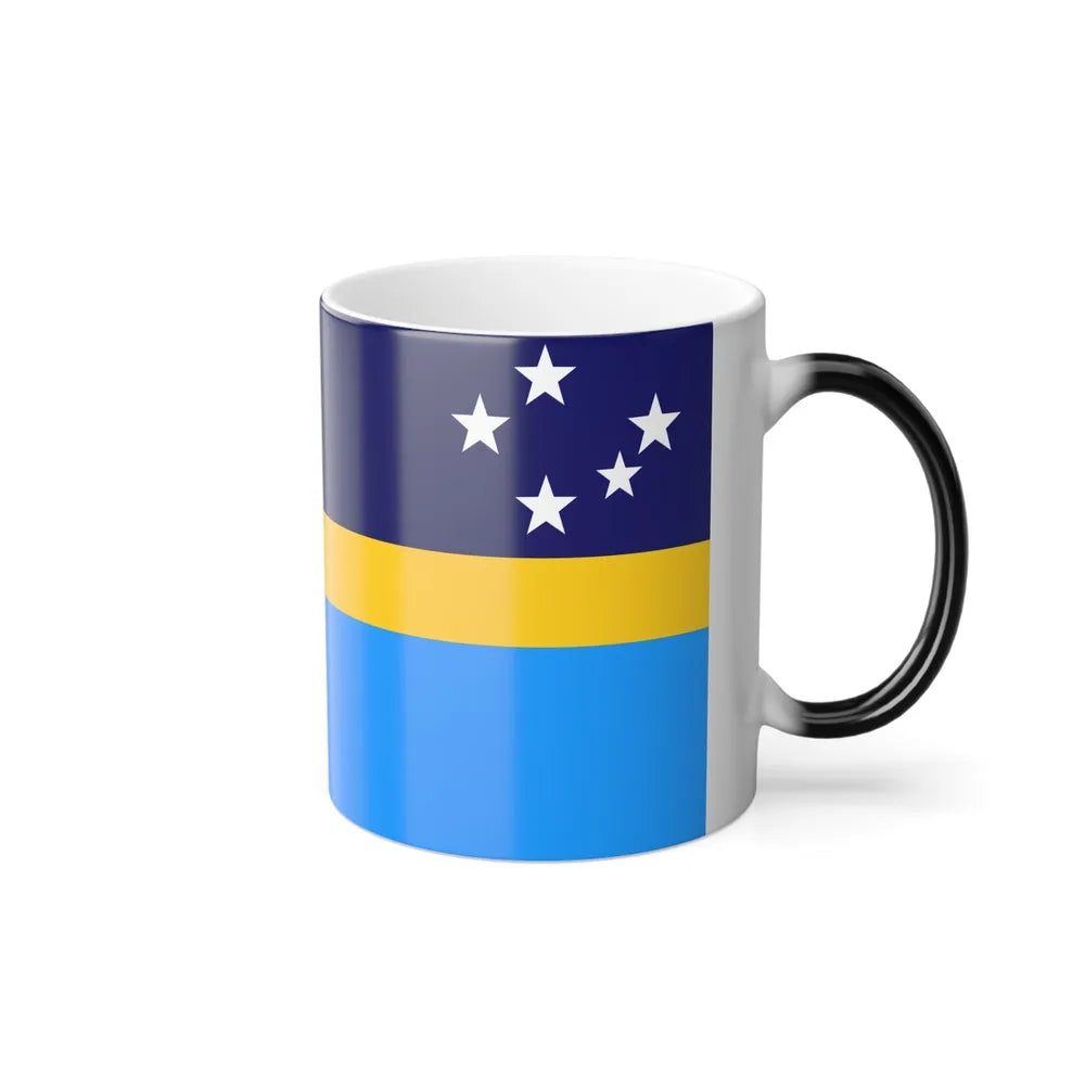 Proposed flag of Antarctica Dave Hamilton - Color Changing Coffee Mug-Go Mug Yourself