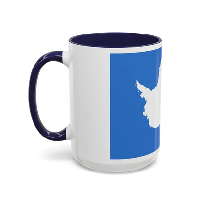 Proposed flag of Antarctica Graham Bartram - Accent Coffee Mug - Go Mug Yourself