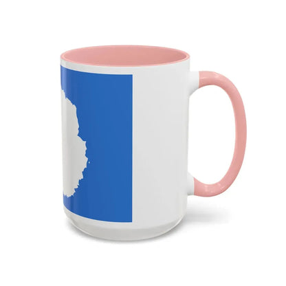 Proposed flag of Antarctica Graham Bartram - Accent Coffee Mug - Go Mug Yourself
