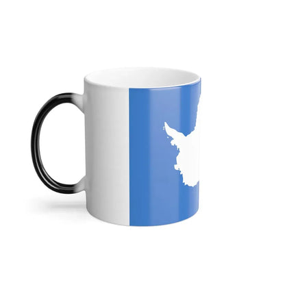 Proposed flag of Antarctica Graham Bartram - Color Changing Coffee Mug - Go Mug Yourself