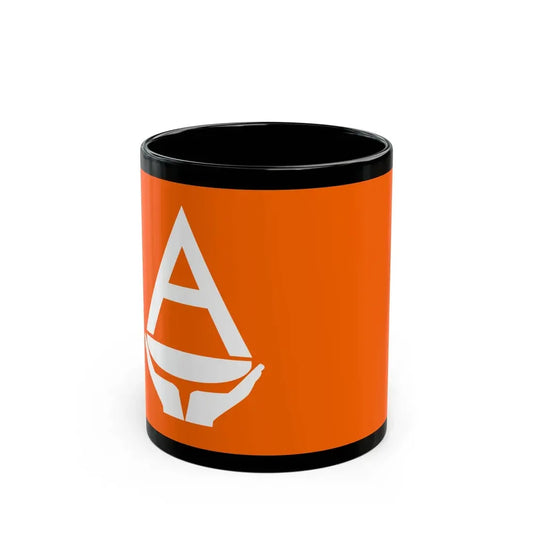 Proposed flag of Antarctica Whitney Smith - Black Coffee Mug 11oz - Go Mug Yourself