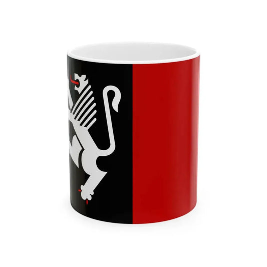 Proposed flag of Aosta Valley (Italy) White Coffee Mug 11oz - Go Mug Yourself