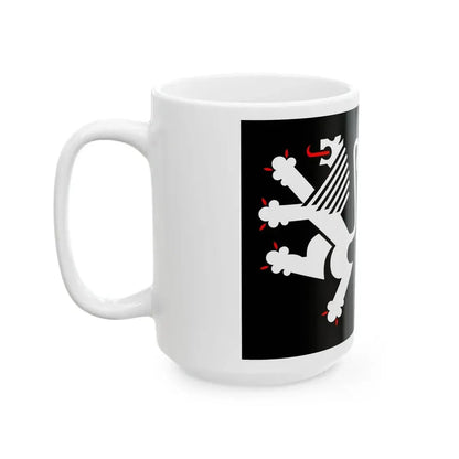 Proposed flag of Aosta Valley (Italy) White Coffee Mug - Go Mug Yourself
