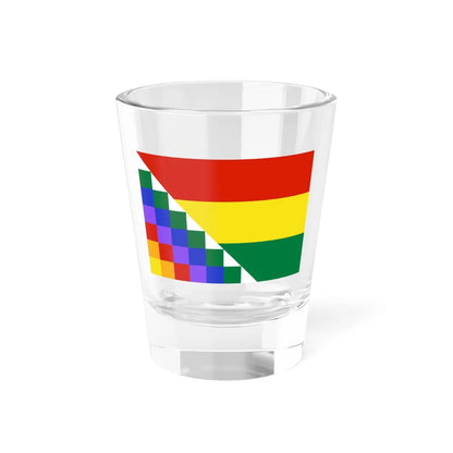 Proposed flag of Bolivia (Bolivia) Shot Glass 1.5oz 1.5oz - Go Mug Yourself