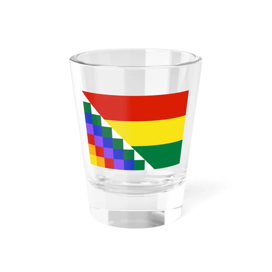 Proposed flag of Bolivia (Bolivia) Shot Glass 1.5oz 1.5oz - Go Mug Yourself