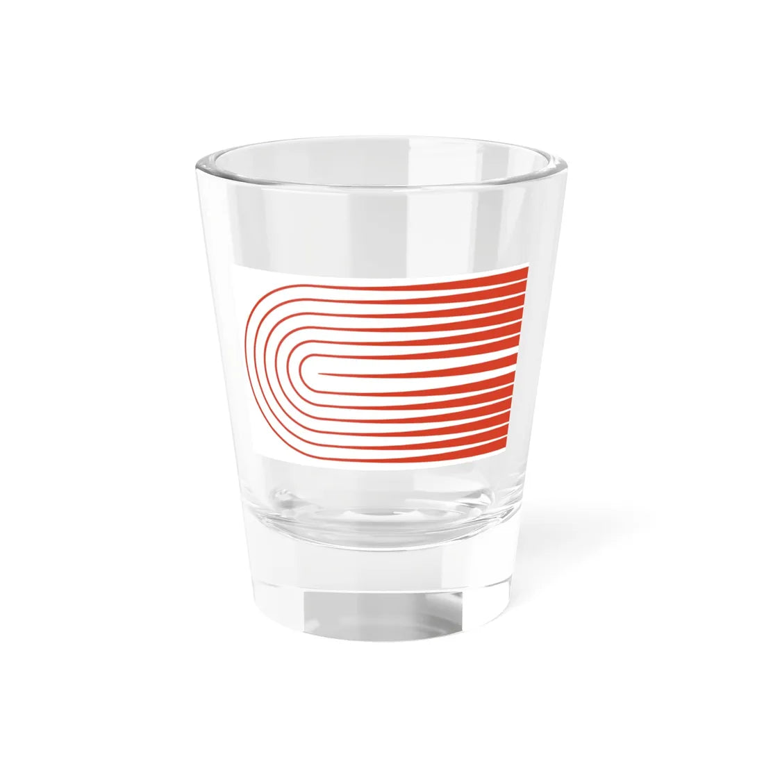 Proposed flag of Cambridge Massachusetts 1976 (United States) Shot Glass 1.5oz 1.5oz - Go Mug Yourself
