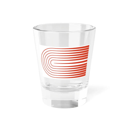 Proposed flag of Cambridge Massachusetts 1976 (United States) Shot Glass 1.5oz 1.5oz - Go Mug Yourself