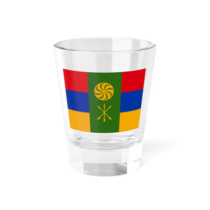Proposed flag of Cherkesogai (Armenia) Shot Glass 1.5oz 1.5oz - Go Mug Yourself