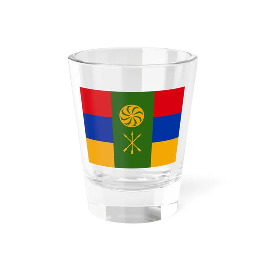 Proposed flag of Cherkesogai (Armenia) Shot Glass 1.5oz 1.5oz - Go Mug Yourself