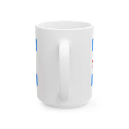 Proposed flag of Chicago Illinois 1928 (United States) White Coffee Mug - Go Mug Yourself