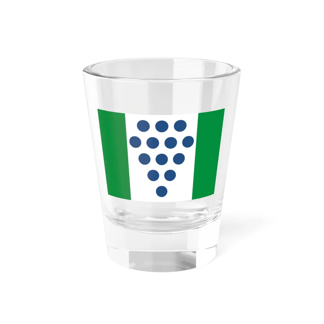 Proposed flag of Connecticut 1976 (United States) Shot Glass 1.5oz 1.5oz - Go Mug Yourself