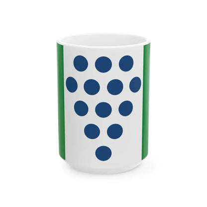 Proposed flag of Connecticut 1976 (United States) White Coffee Mug 15oz - Go Mug Yourself