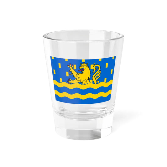 Proposed flag of Doubs (France) Shot Glass 1.5oz 1.5oz - Go Mug Yourself
