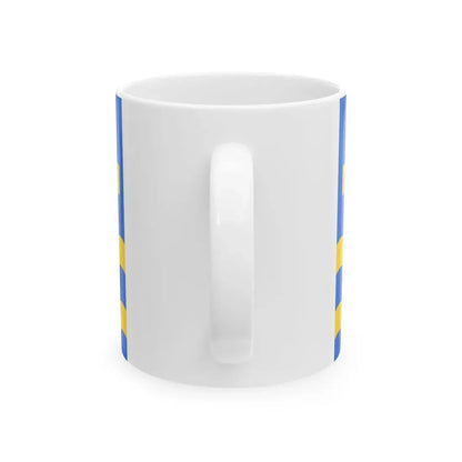 Proposed flag of Doubs (France) White Coffee Mug - Go Mug Yourself