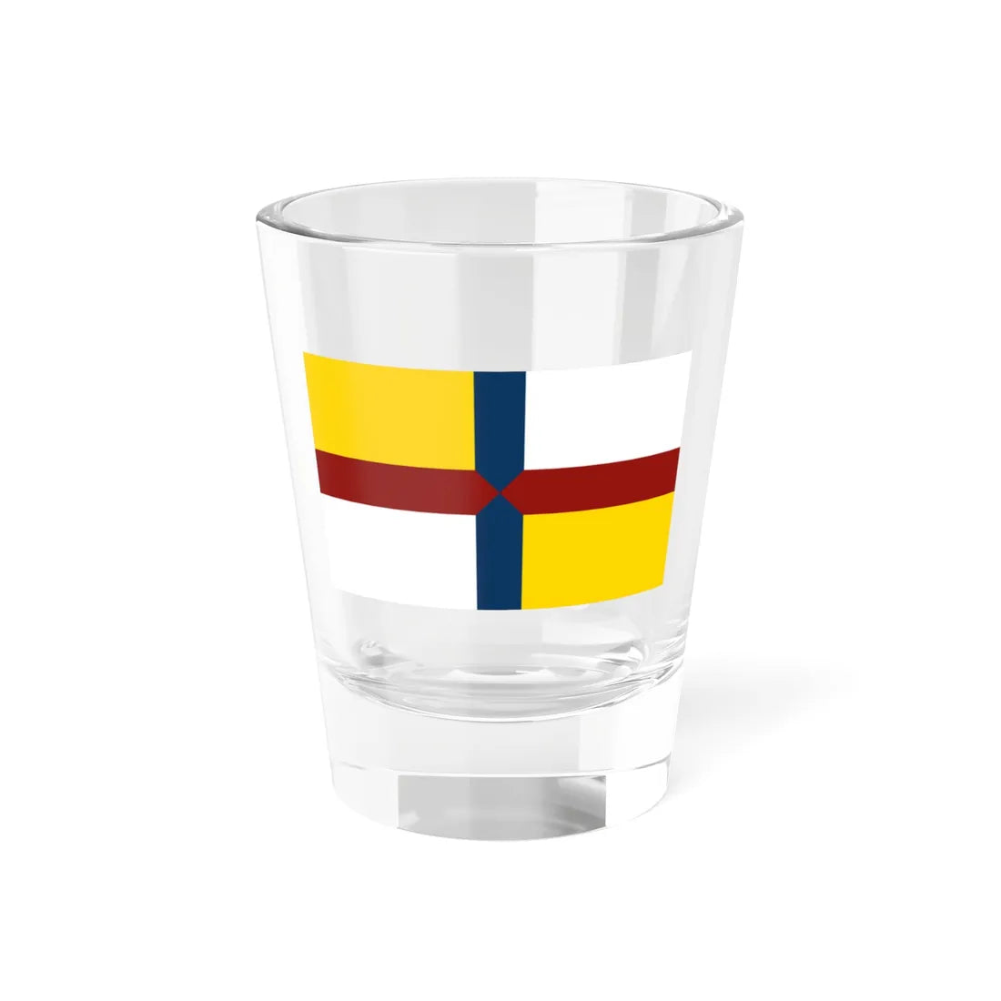 Proposed Flag of Emilia 2019 (Italy) Shot Glass 1.5oz 1.5oz - Go Mug Yourself