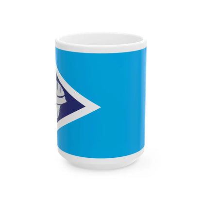 Proposed flag of Fiji 2015 design 37 (Fiji) White Coffee Mug 15oz - Go Mug Yourself