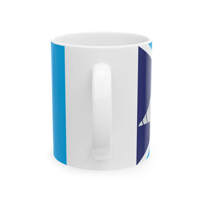 Proposed flag of Fiji 2015 design 37 (Fiji) White Coffee Mug - Go Mug Yourself