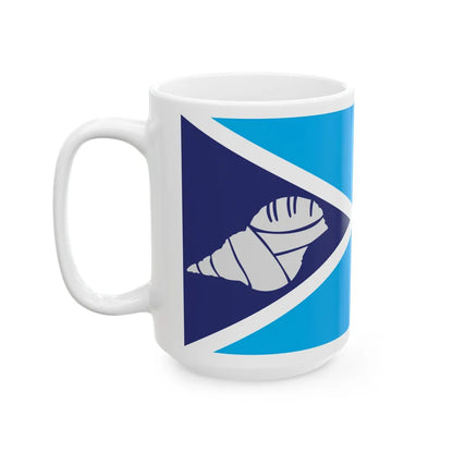 Proposed flag of Fiji 2015 design 37 (Fiji) White Coffee Mug - Go Mug Yourself