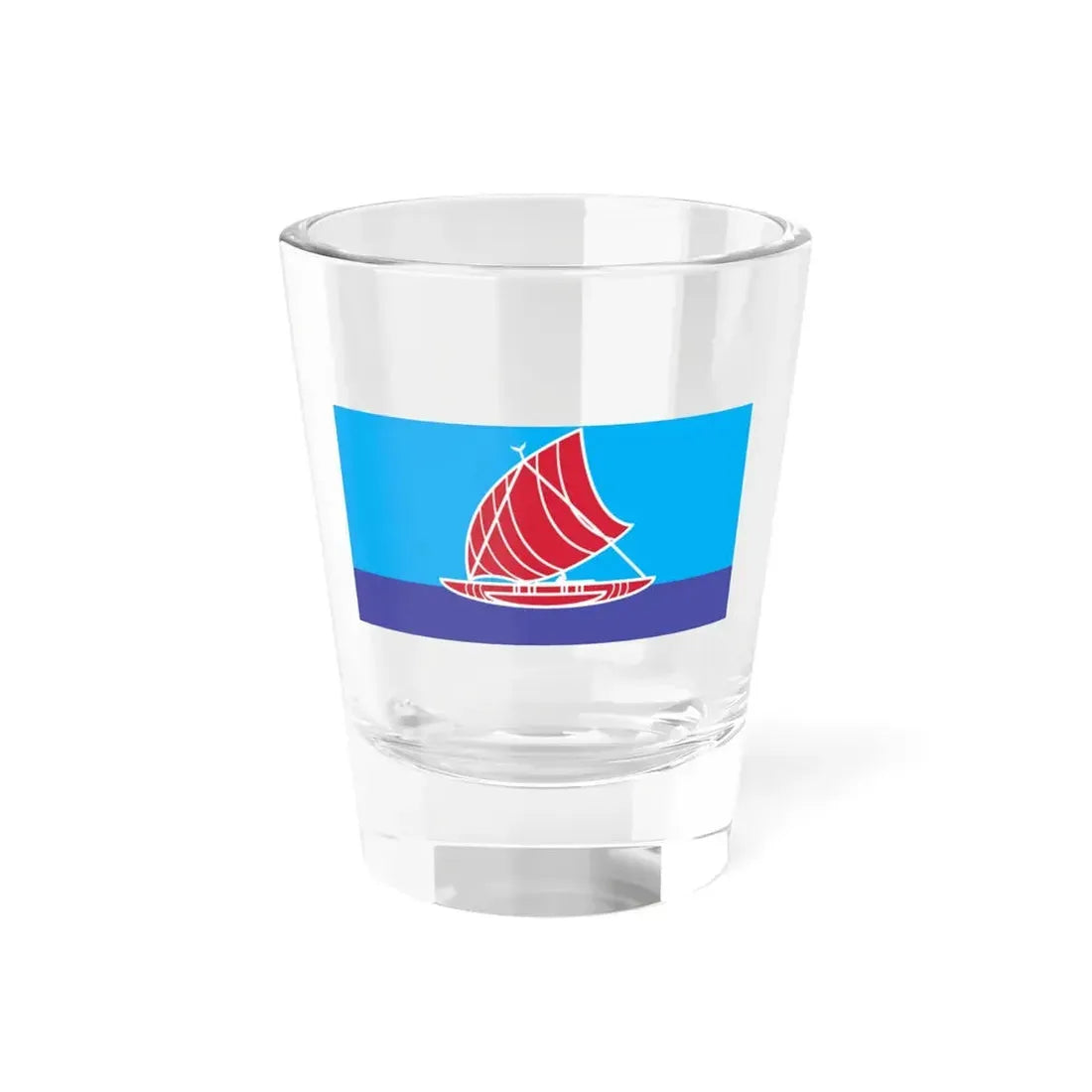Proposed flag of Fiji 2015 design 40 (Fiji) Shot Glass 1.5oz 1.5oz - Go Mug Yourself