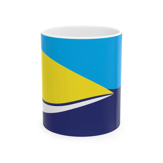 Proposed flag of Fiji 2015 design 44 (Fiji) White Coffee Mug 11oz - Go Mug Yourself