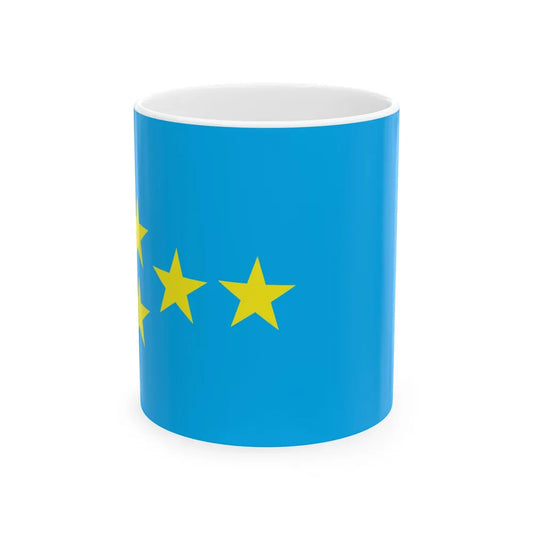 Proposed flag of Fiji 2015 design 45 (Fiji) White Coffee Mug 11oz - Go Mug Yourself