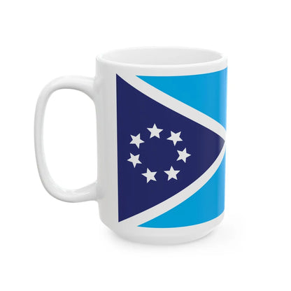 Proposed flag of Fiji 2015 design 46 (Fiji) White Coffee Mug - Go Mug Yourself