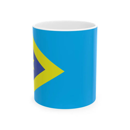 Proposed flag of Fiji 2015 design 47 (Fiji) White Coffee Mug 11oz - Go Mug Yourself
