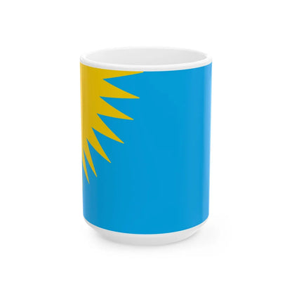 Proposed flag of Fiji 2015 design 49 (Fiji) White Coffee Mug 15oz - Go Mug Yourself
