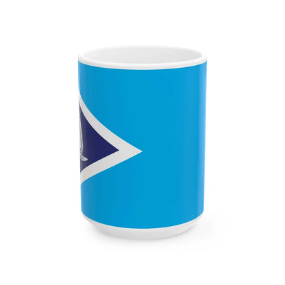 Proposed flag of Fiji 2015 design 52 (Fiji) White Coffee Mug 15oz - Go Mug Yourself