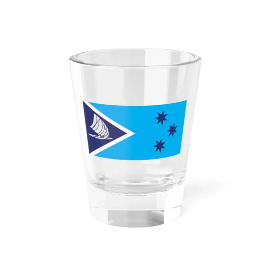 Proposed flag of Fiji 2015 design 53 (Fiji) Shot Glass 1.5oz 1.5oz - Go Mug Yourself