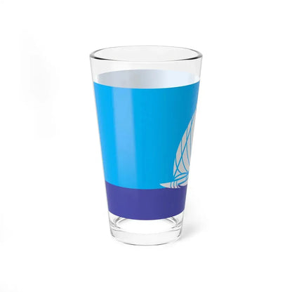 Proposed flag of Fiji 2015 design 54 (Fiji) Pint Glass 16oz - Go Mug Yourself